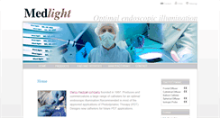 Desktop Screenshot of medlight.com