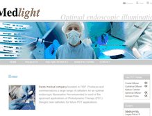 Tablet Screenshot of medlight.com